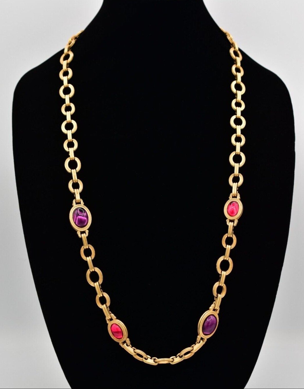 Monet for YSL Cabochon Necklace