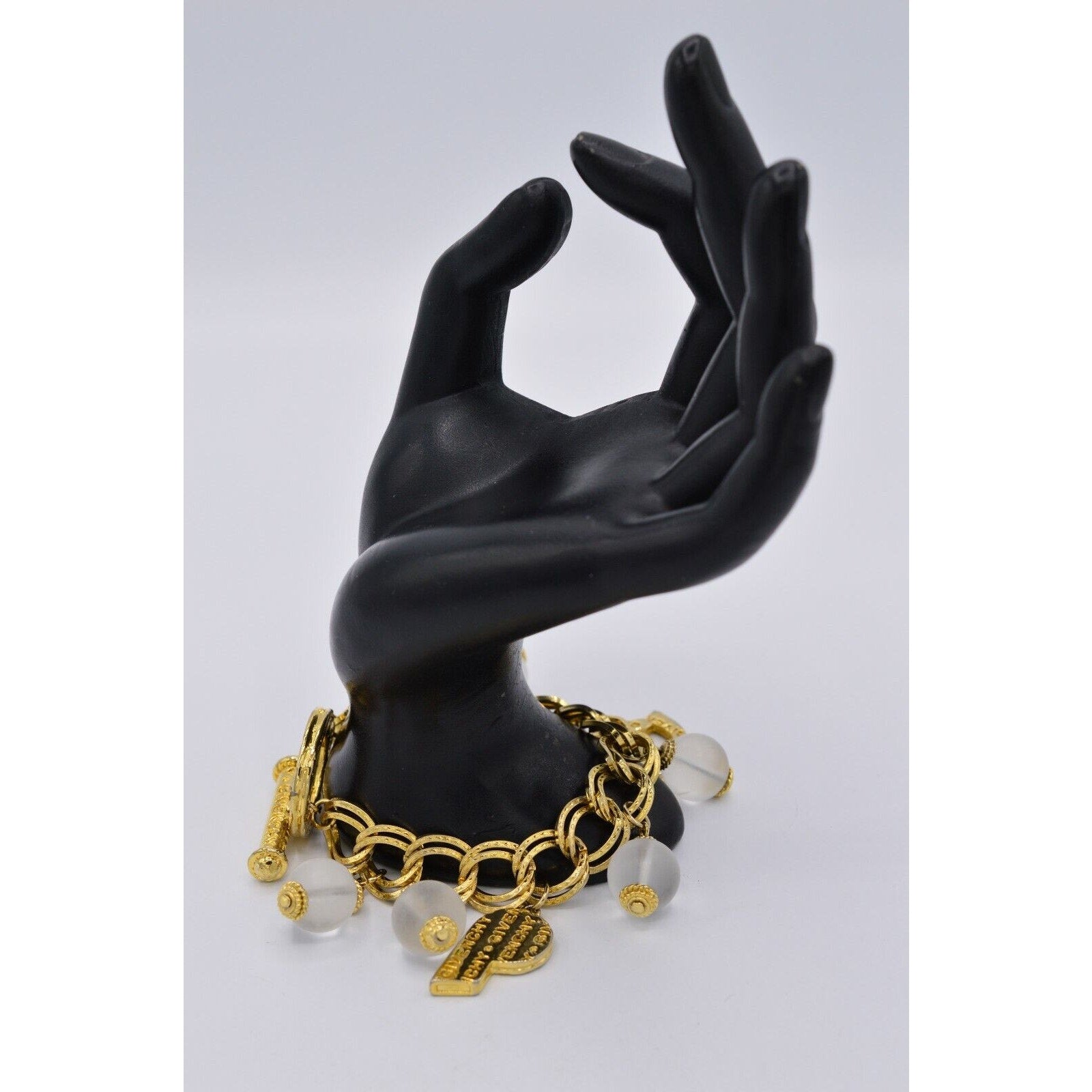 Givenchy Whistle & Heart Charm Bracelet