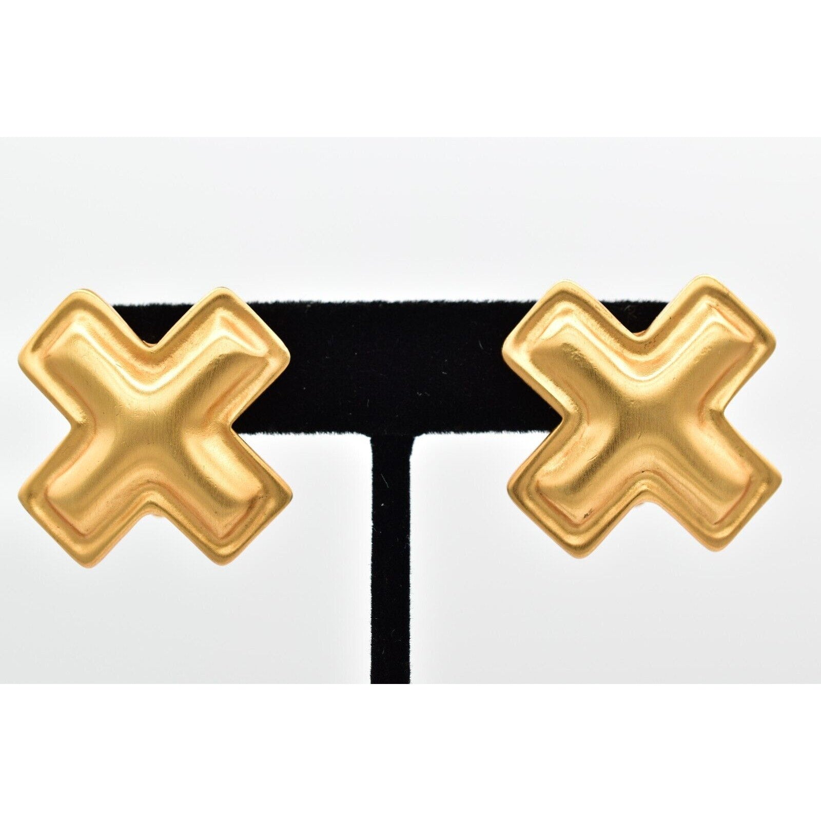 Anne Klein Matte X Earrings