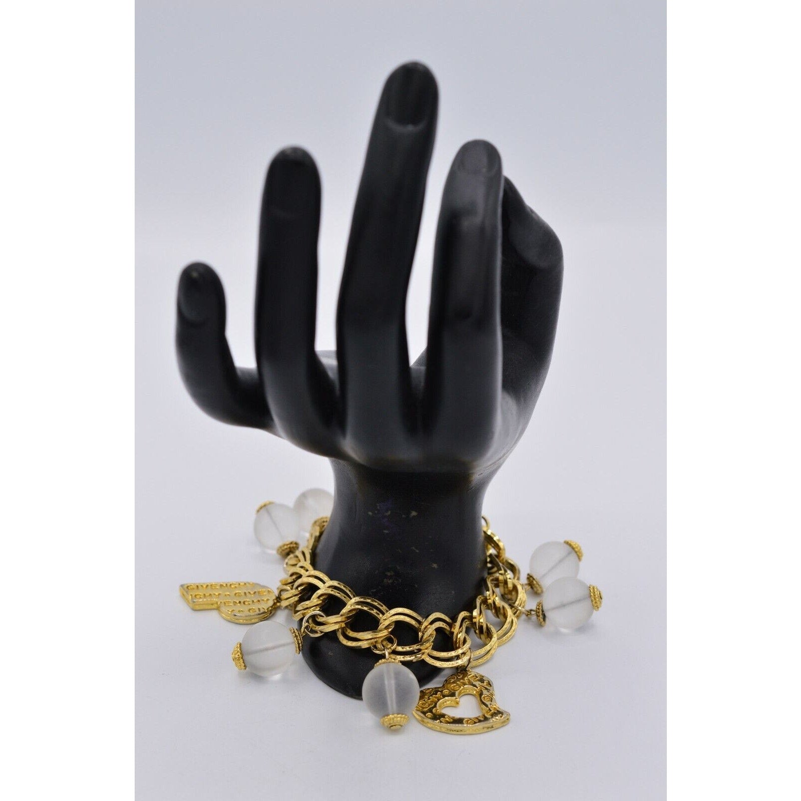 Givenchy Whistle & Heart Charm Bracelet