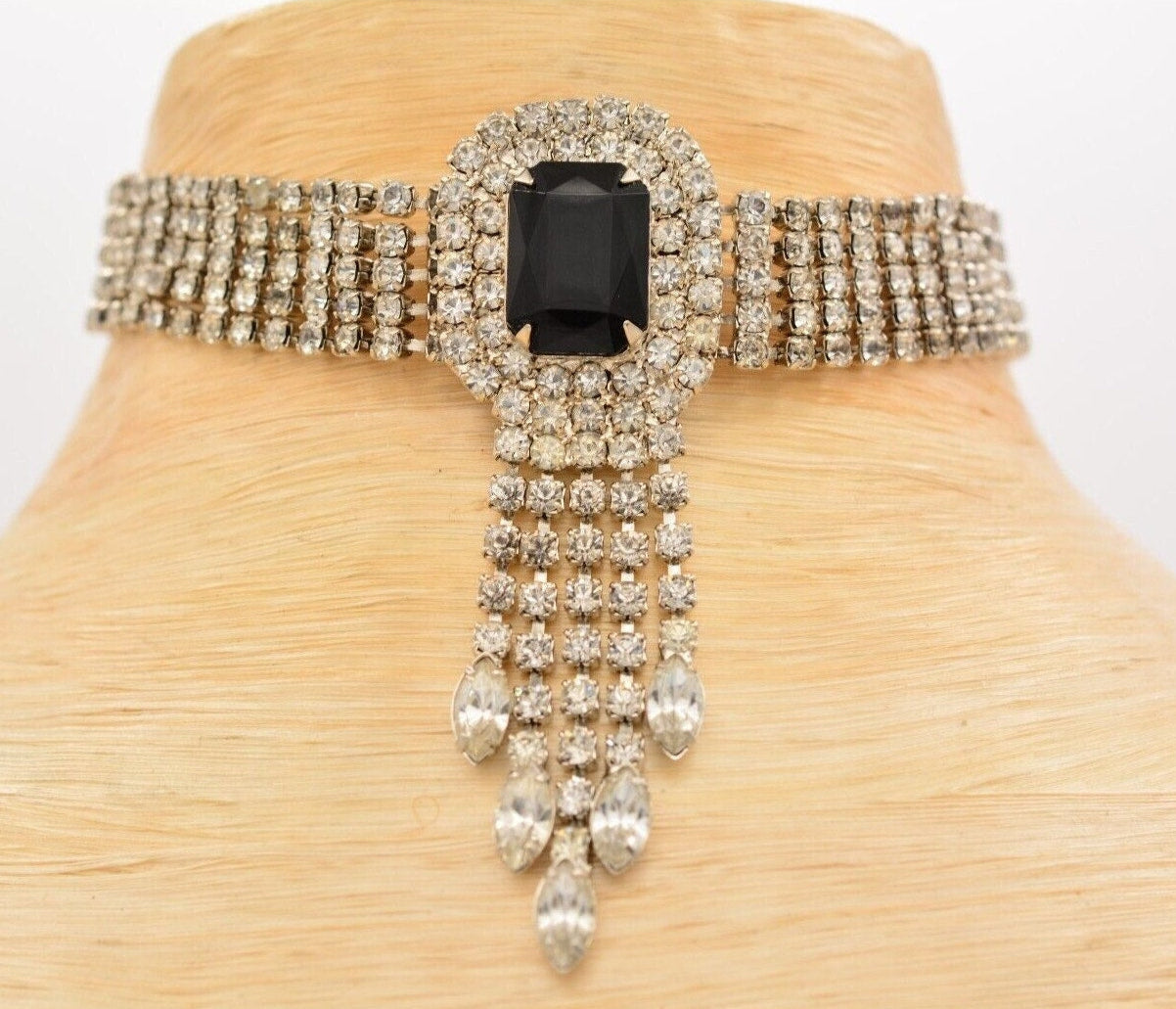 Mid Century Crystal Choker