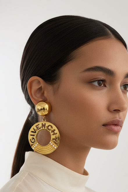 Givenchy Runway Logo Earrings