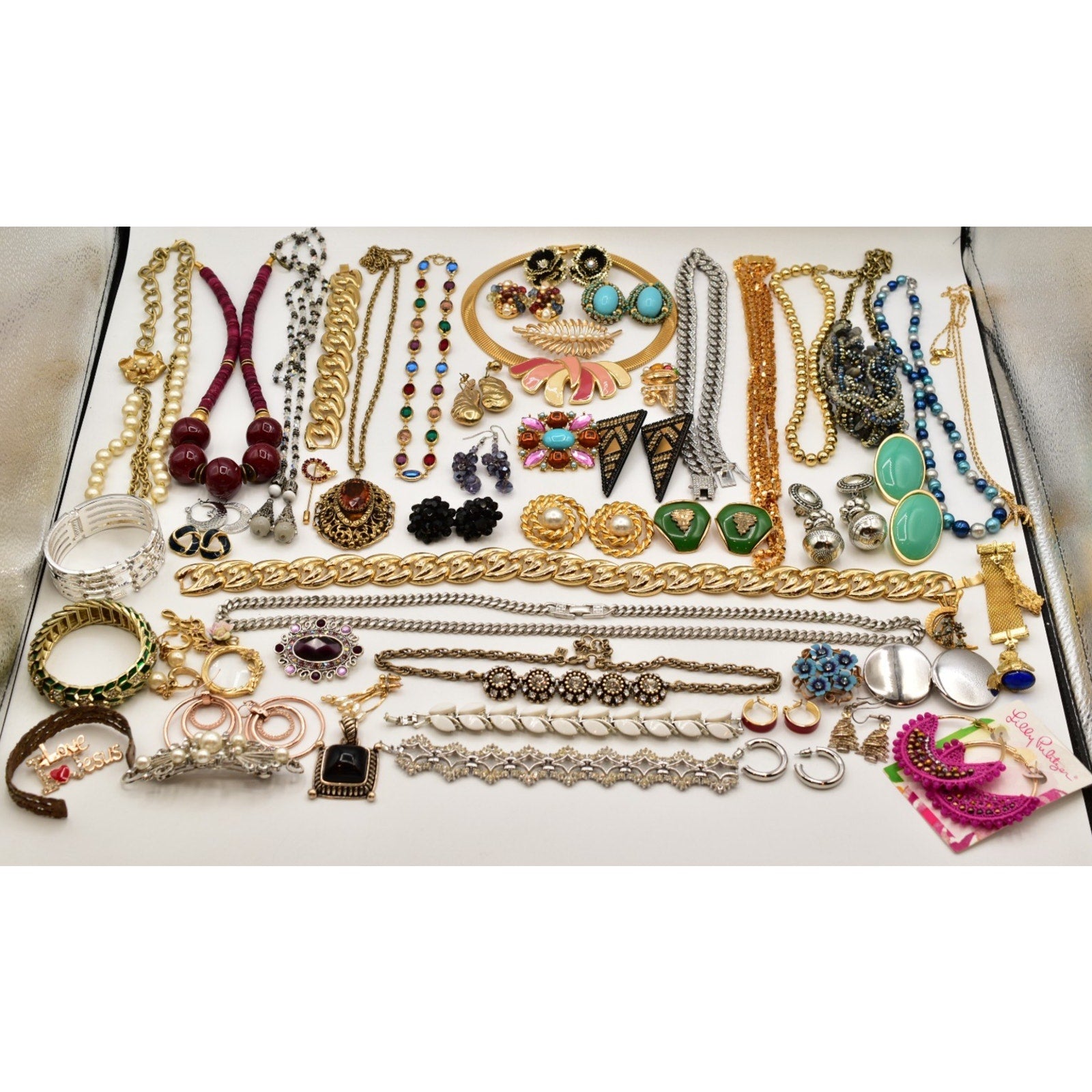 Vintage Jewelry Lot Givenchy Swarovski Monet Napier LCI Joan Rivers 1928