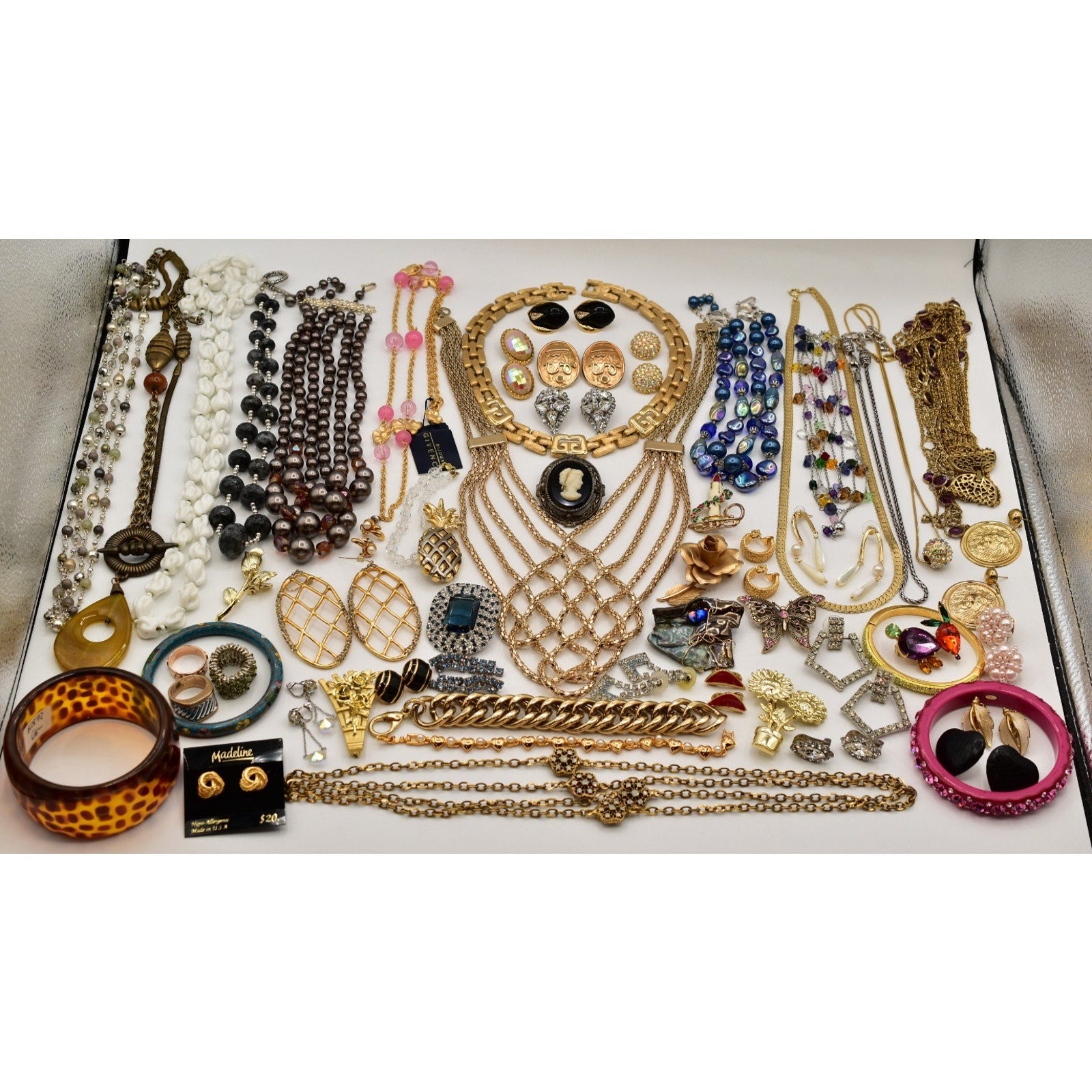 Vintage Designer Jewelry Lot – Givenchy, Bittar, Swarovski, Mackie