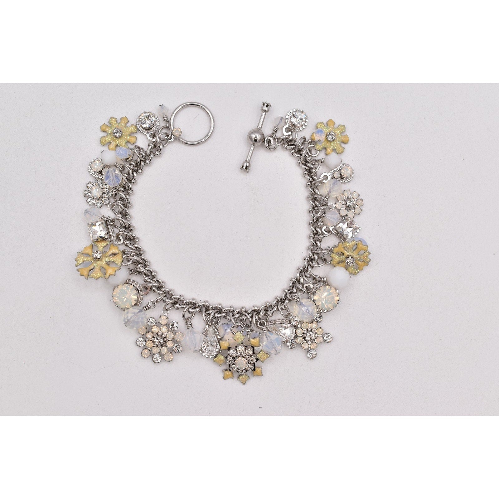 Lunch at The Ritz Winter Snowflake Charm Bracelet
