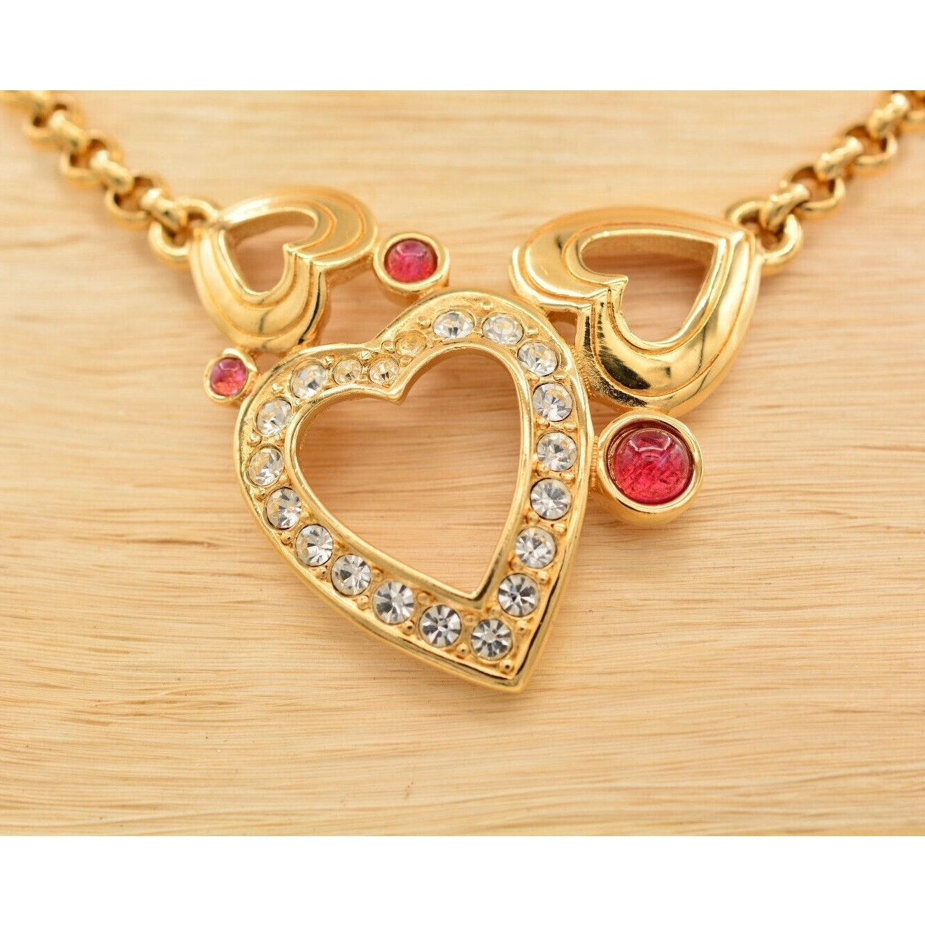 Dior Cabochon Heart Necklace