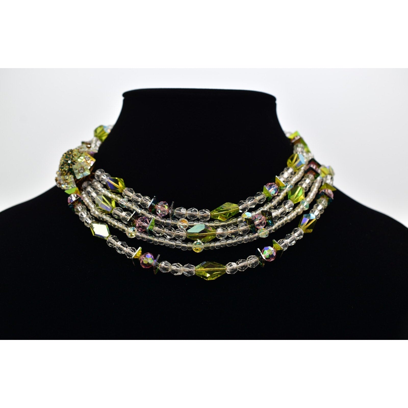 Hattie Carnegie Crystal Collar Necklace