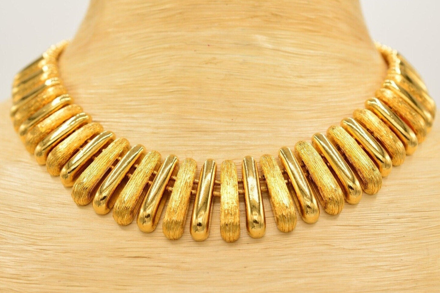 Napier Chunky Brushed Gold Necklace
