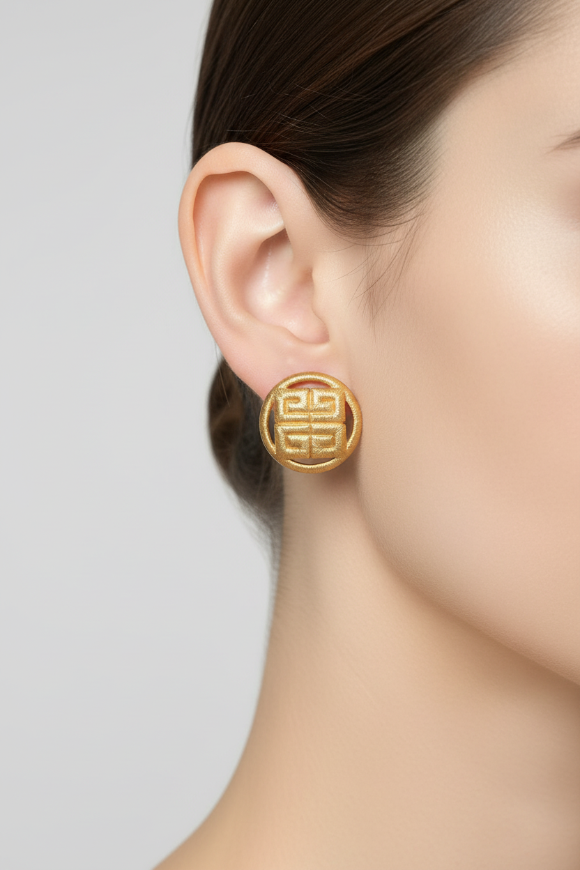Givenchy 4G Logo Earrings