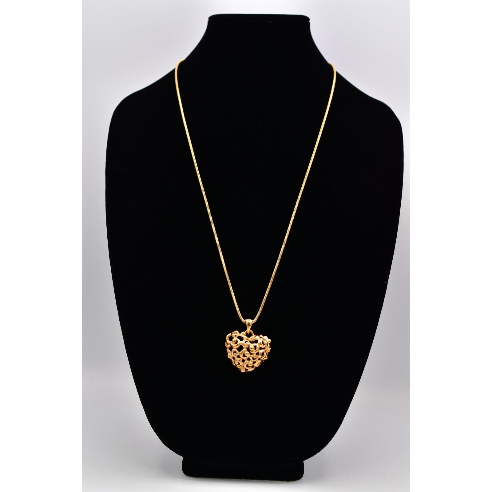 Anne Klein Vintage Heart Pendant