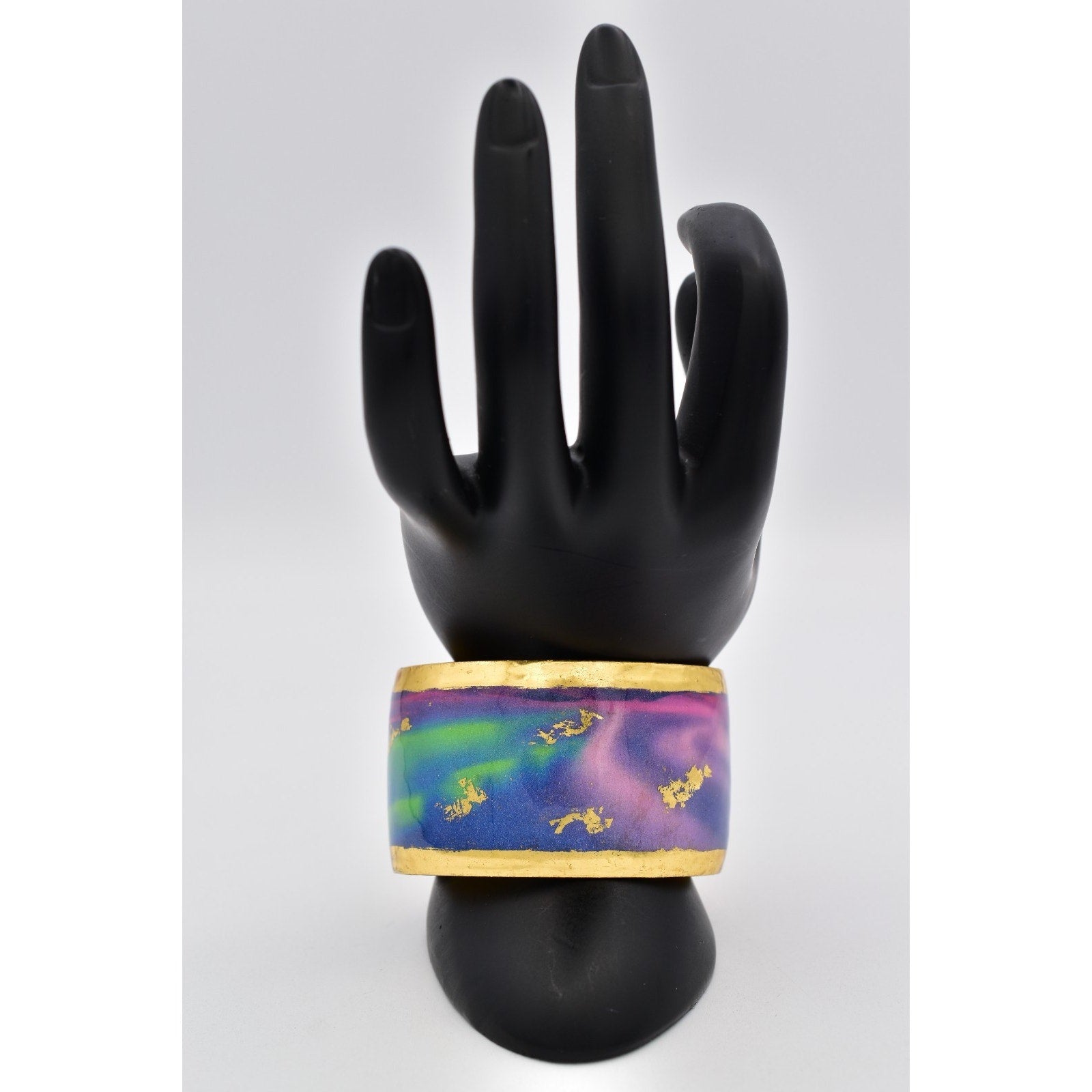 Evocateur Aurora Borealis Cuff Bracelet