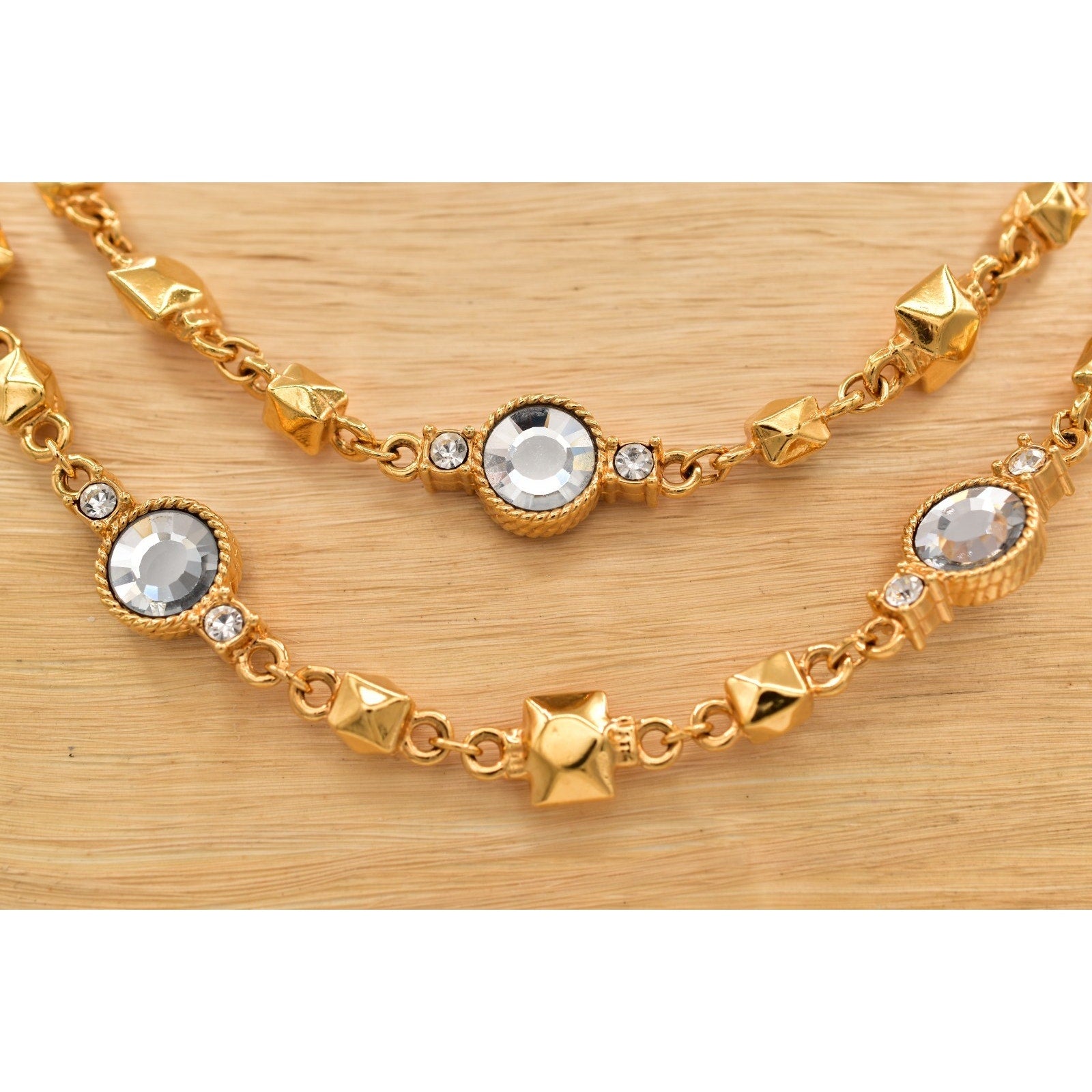 St. John Crystal Station Necklace