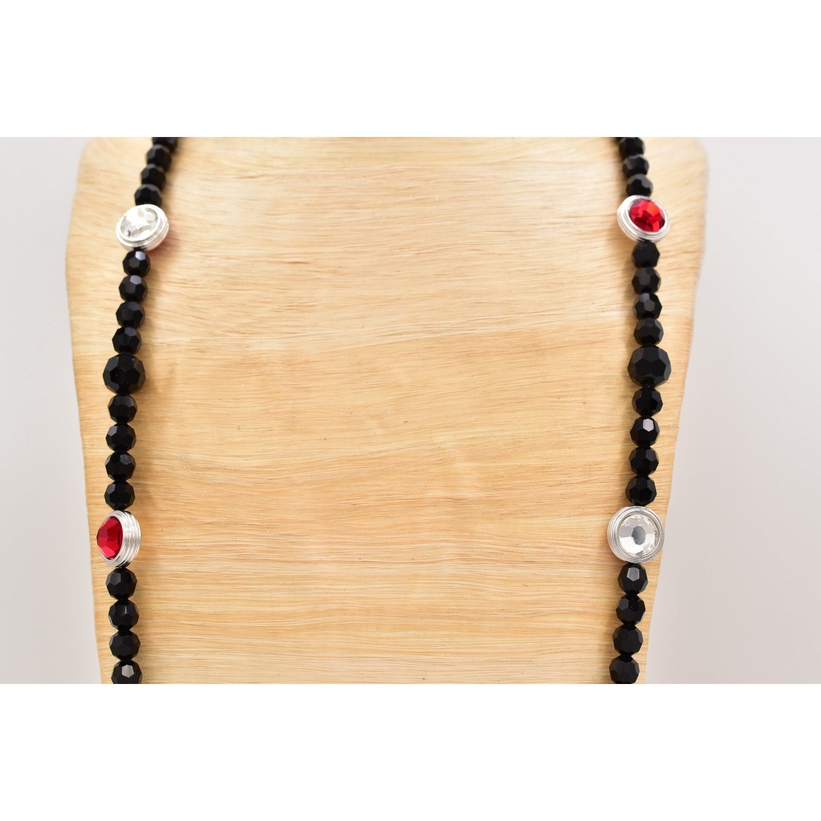 YSL Vintage Crystal Beaded Necklace