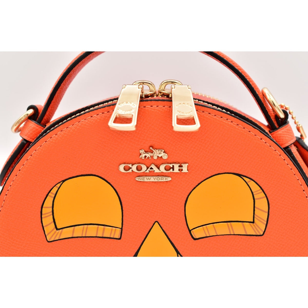 Coach Canteen Crossbody Bag Halloween Jack o Lantern Face Pumpkin CM768 2023