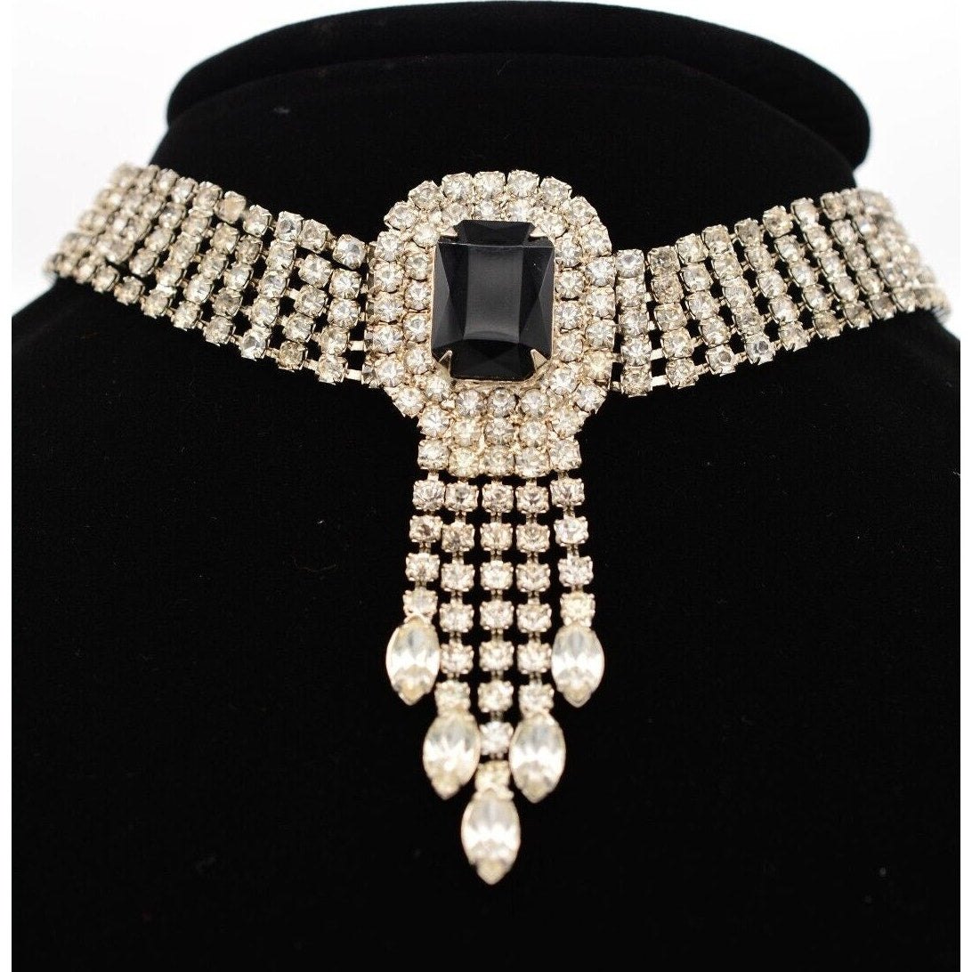 Mid Century Crystal Choker