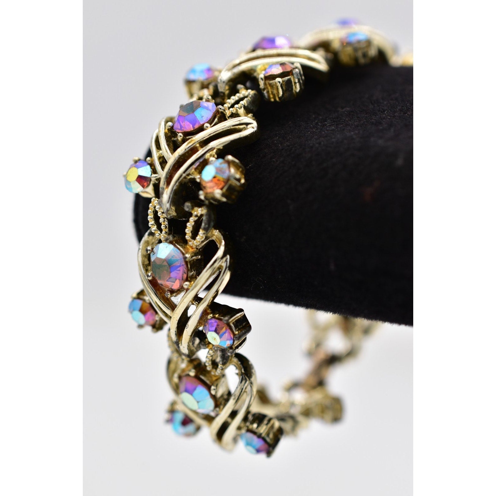 Coro Aurora Borealis Rhinestone Bracelet