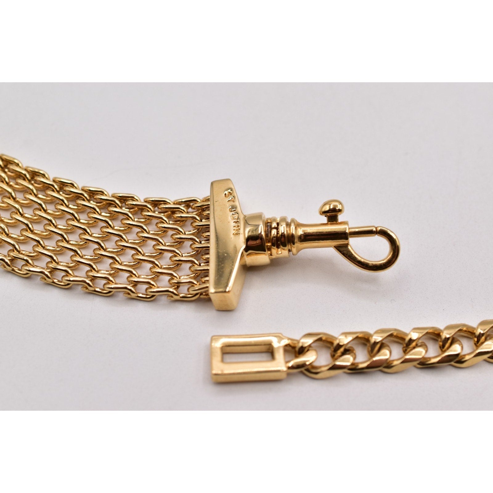 St. John Vintage Statement Chain Belt