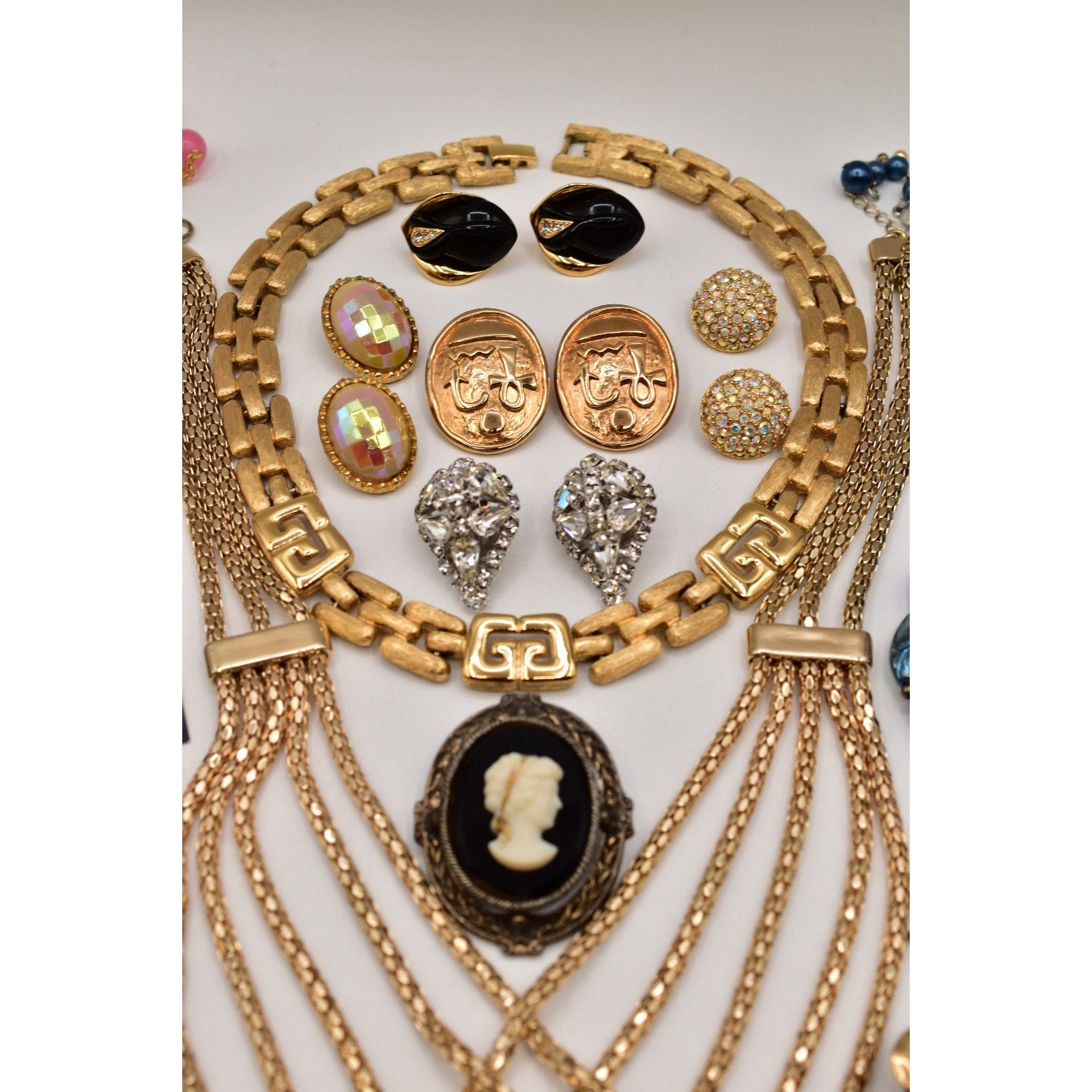 Vintage Designer Jewelry Lot – Givenchy, Bittar, Swarovski, Mackie
