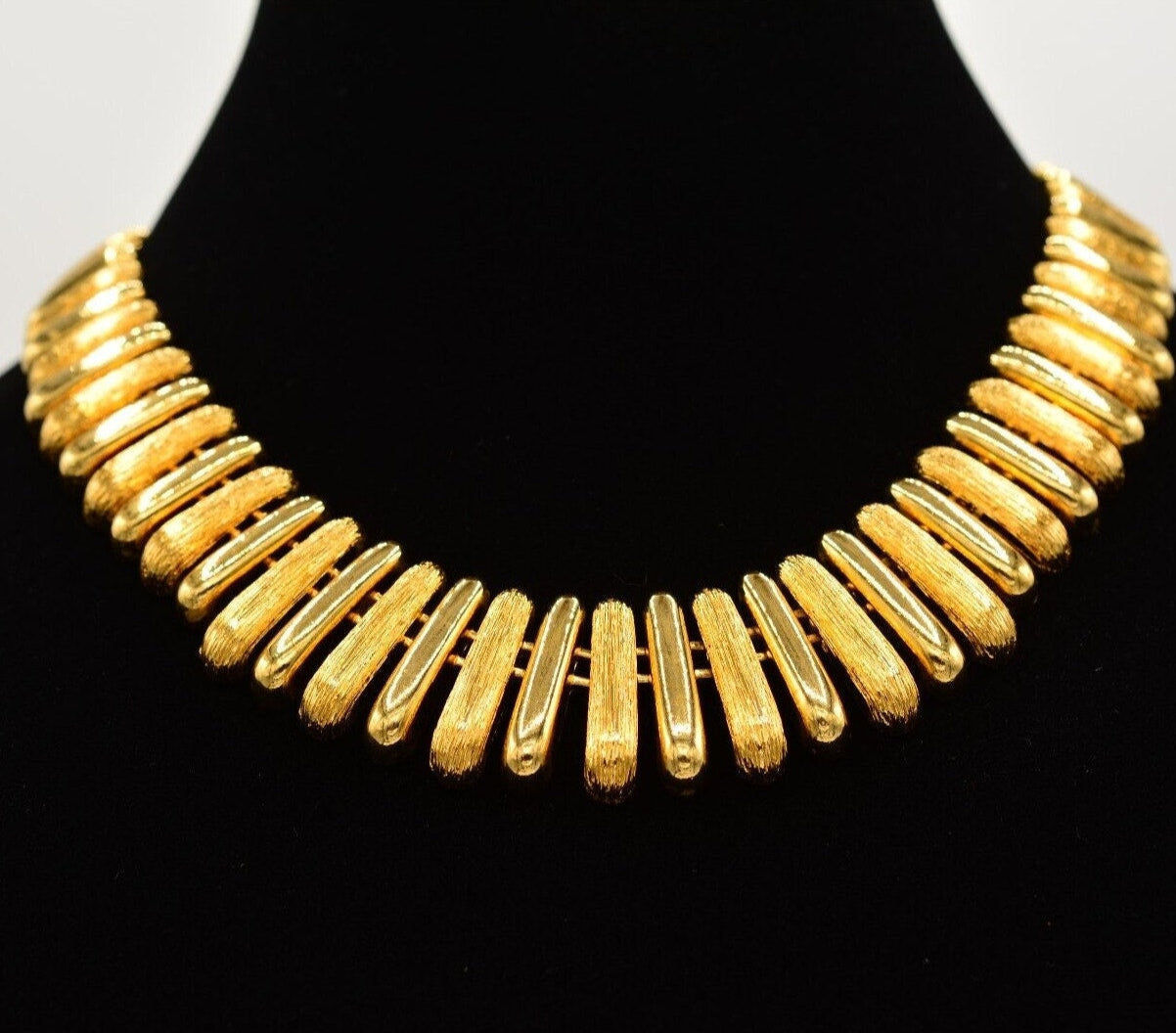 Napier Chunky Brushed Gold Necklace