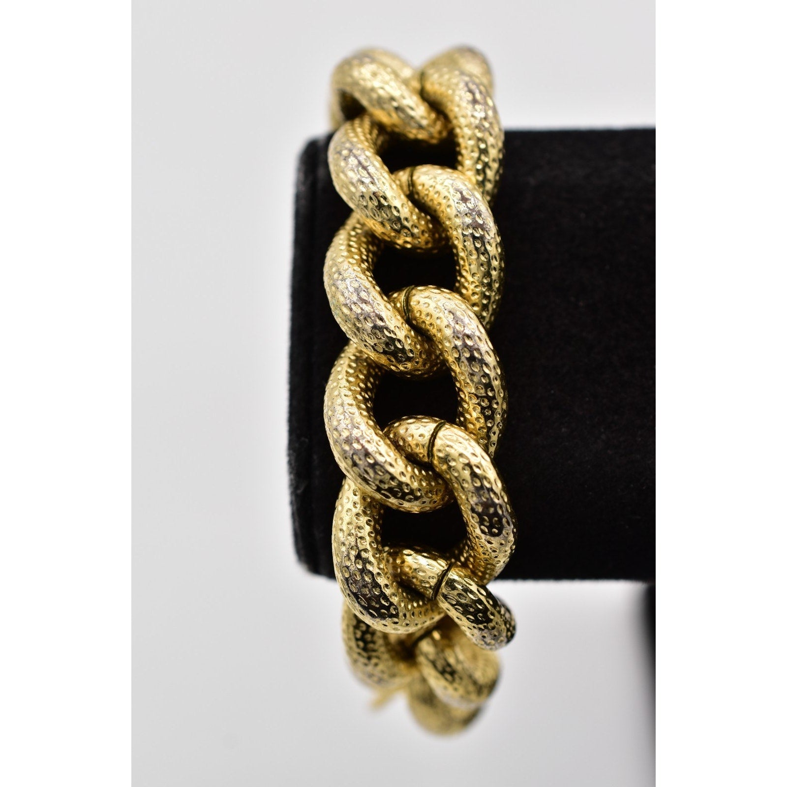 1AR by UnoAerre Gold Tone Chunky Chain Bracelet