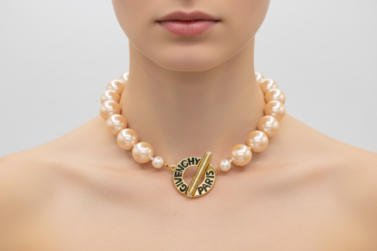 Givenchy Logo Toggle Choker