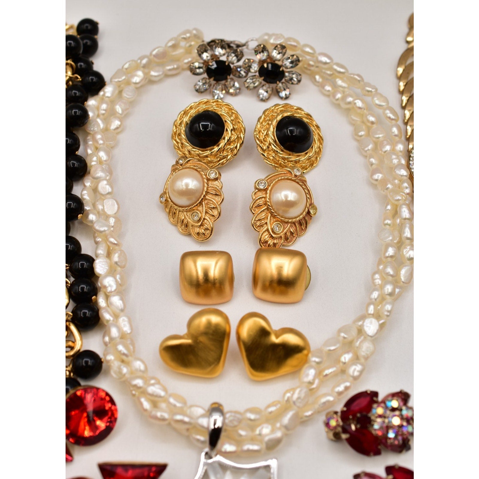 Vintage Designer Costume Jewelry Lot Givenchy Monet Ciner