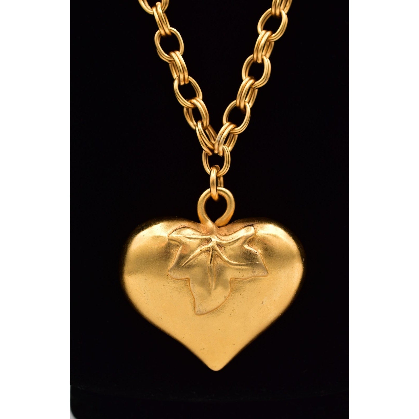 Givenchy Chunky Strawberry Heart Necklace