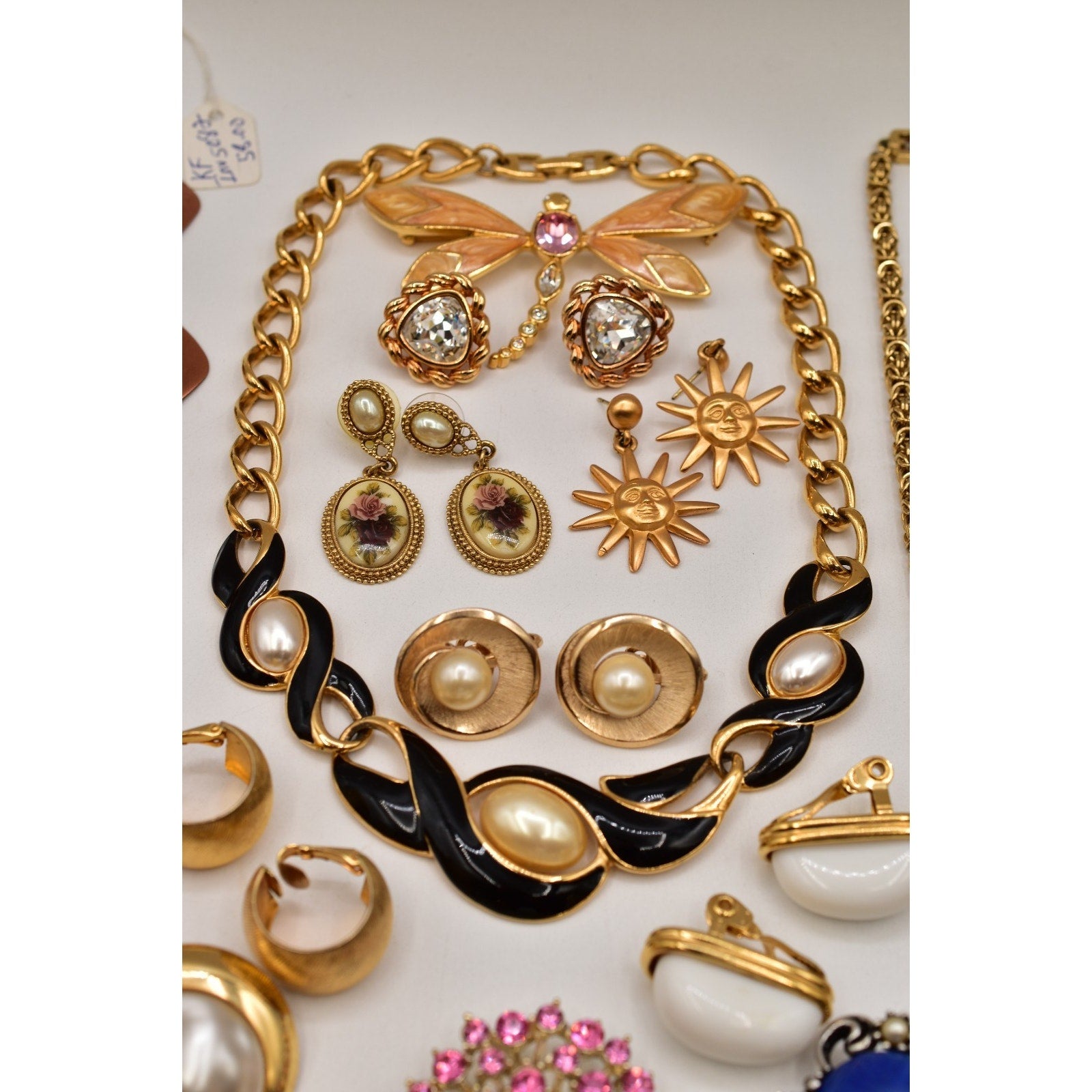 Vintage Jewelry Dealer Lot Givenchy Trifari Napier SAL Renoir KJL Avon AK J222