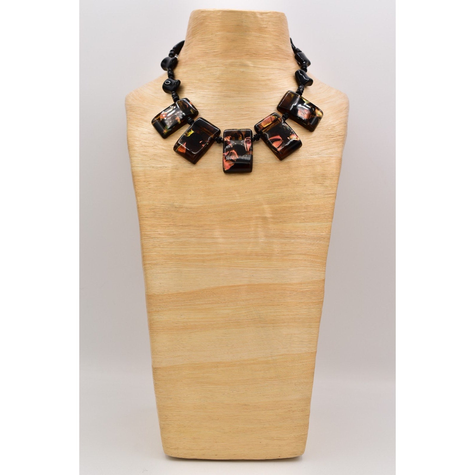 Vintage Murano Glass Statement Necklace