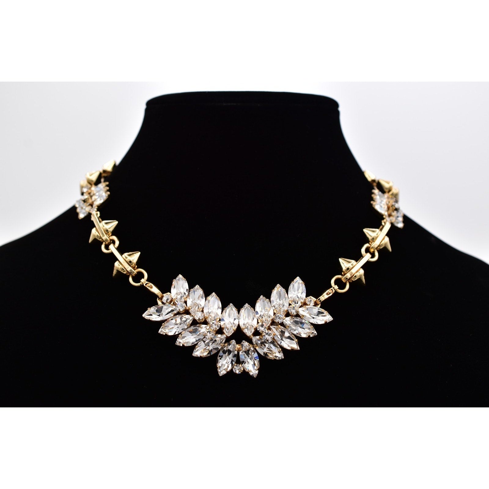 CAbi Convertible Rhinestone Crystal Necklace Brooch
