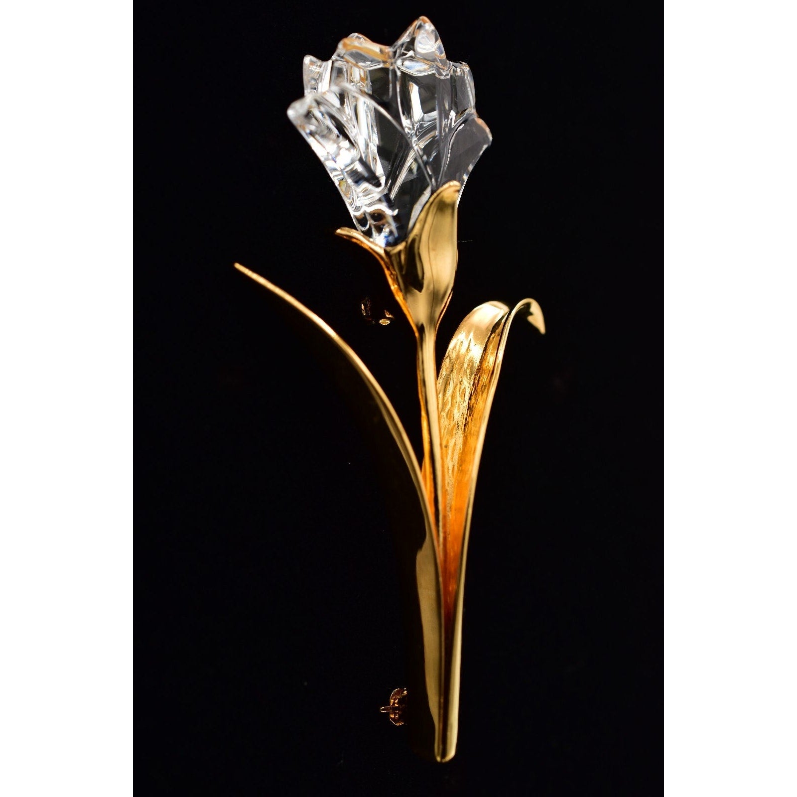 Swarovski Crystal Tulip Flower Brooch