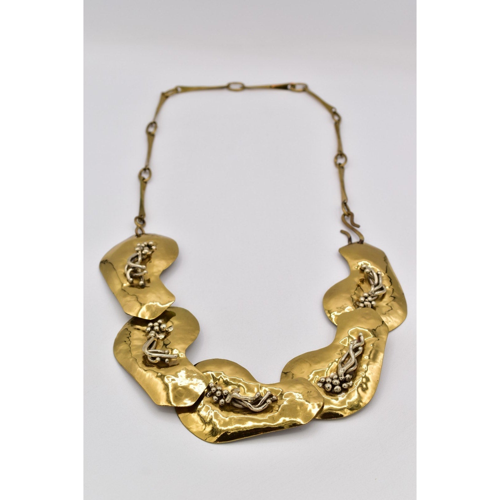 Joseph Boris Brutalist Mixed Metal Belt