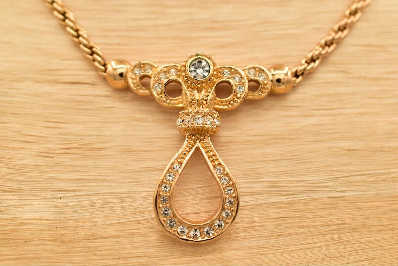 Christian Dior Crystal Bow Collar