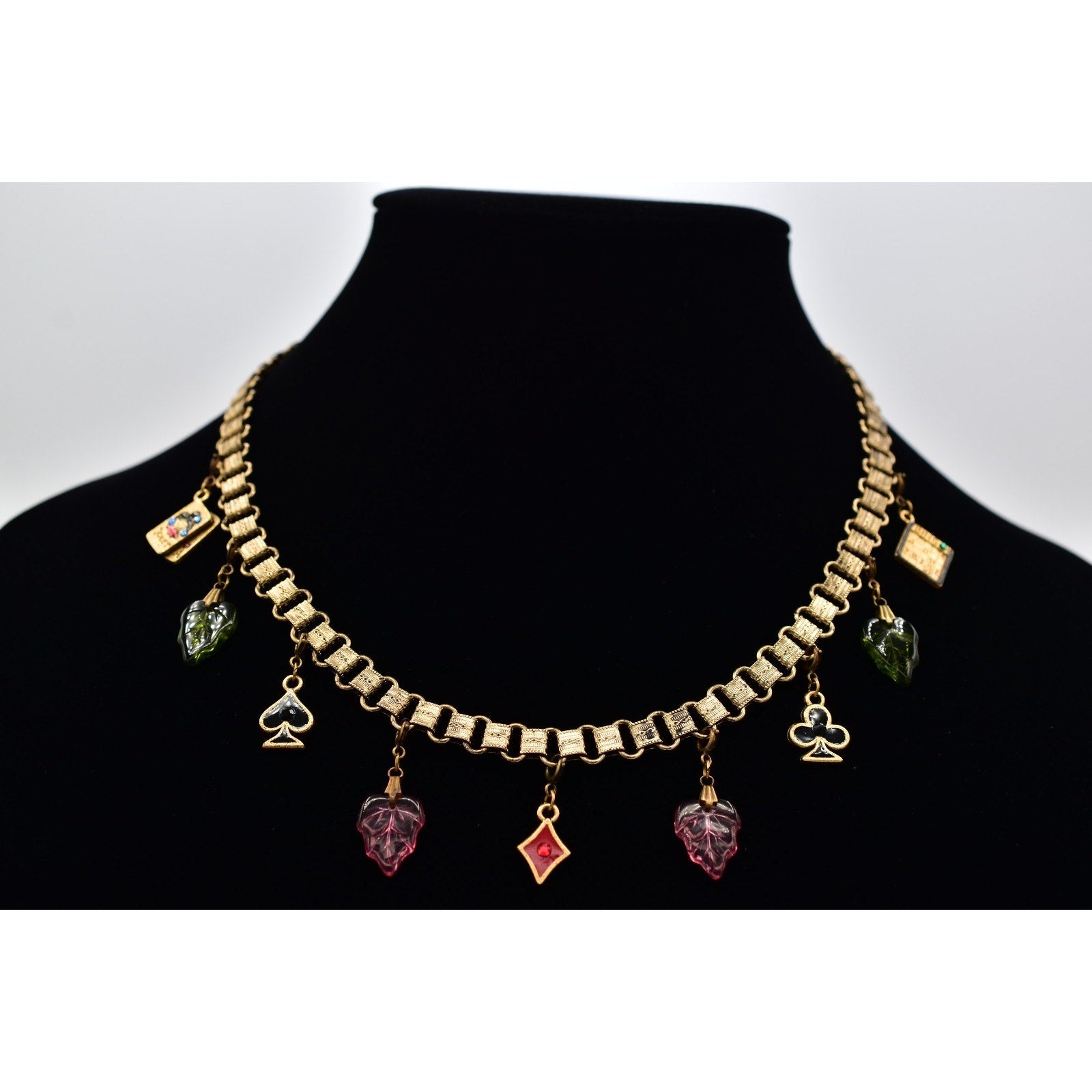 Glass Works Studios Anna Koplik Casino Charm Necklace