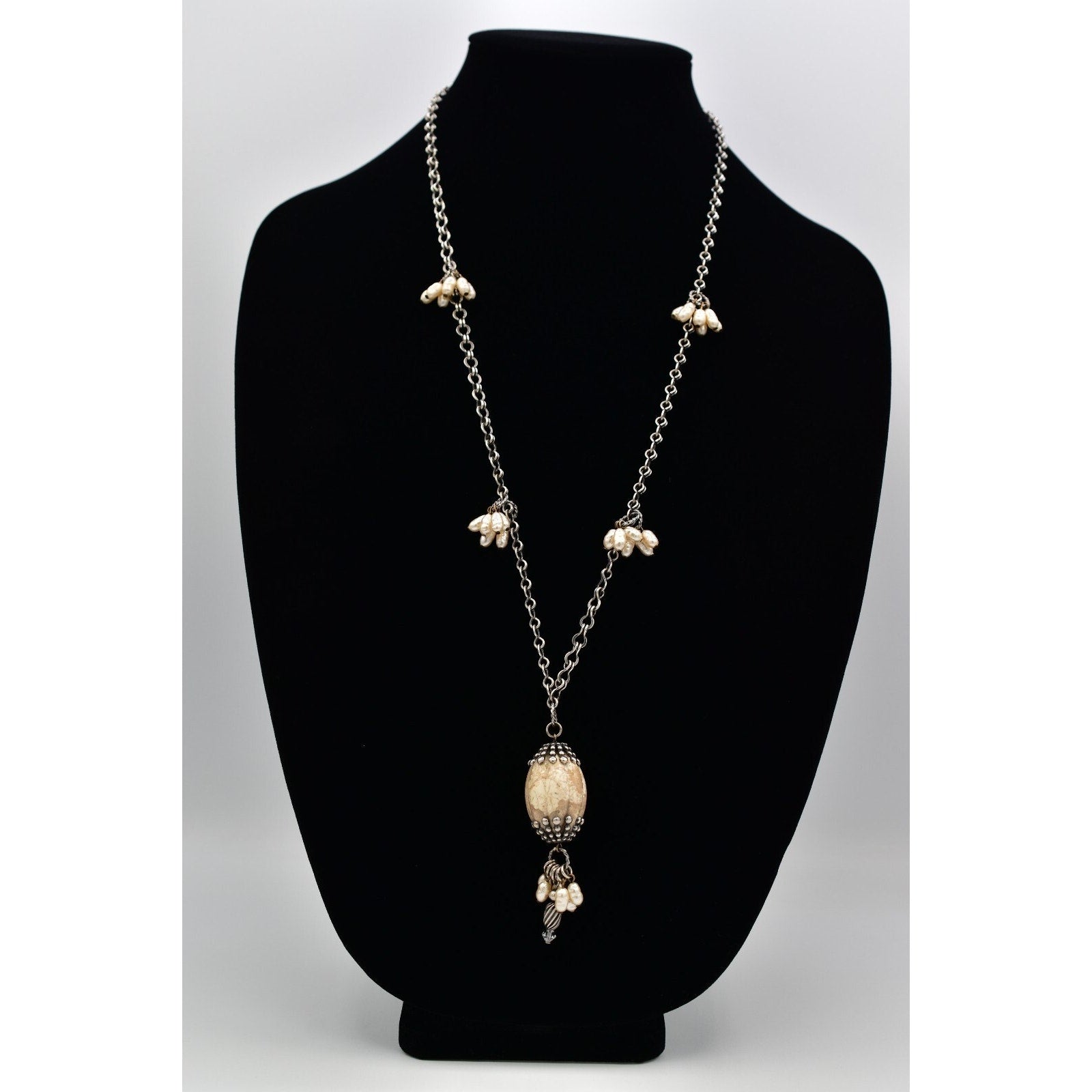 Sorrelli Pearl Tassel Necklace