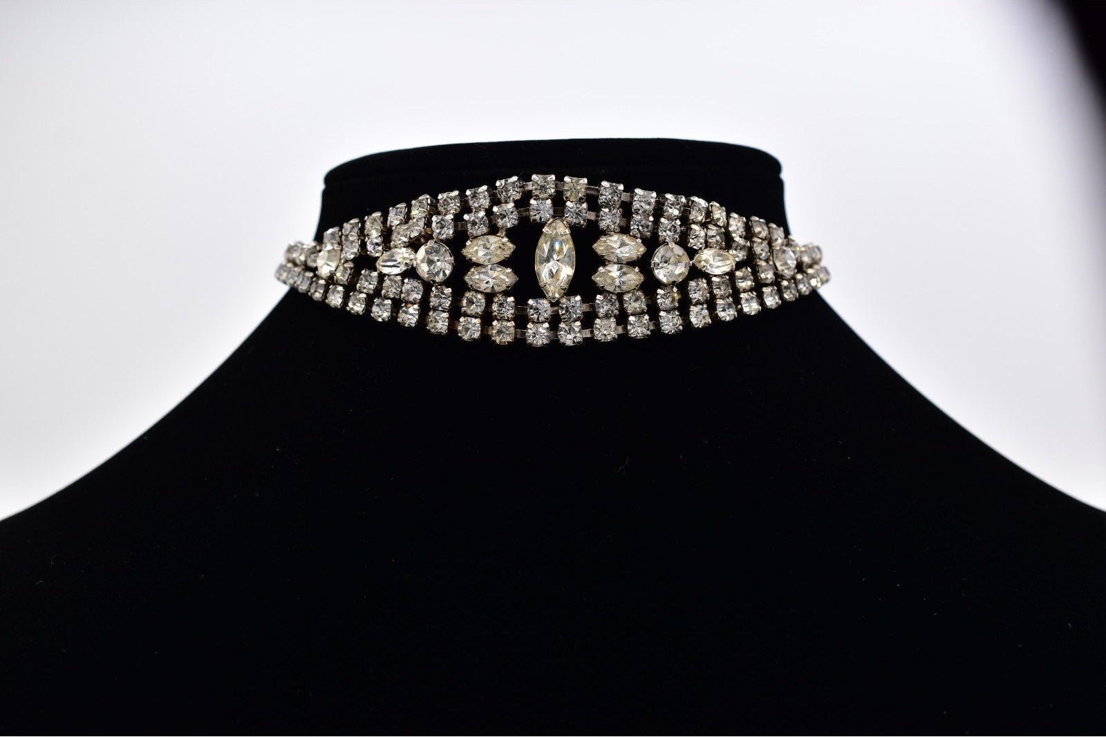 Statement Rhinestone Crystal Choker