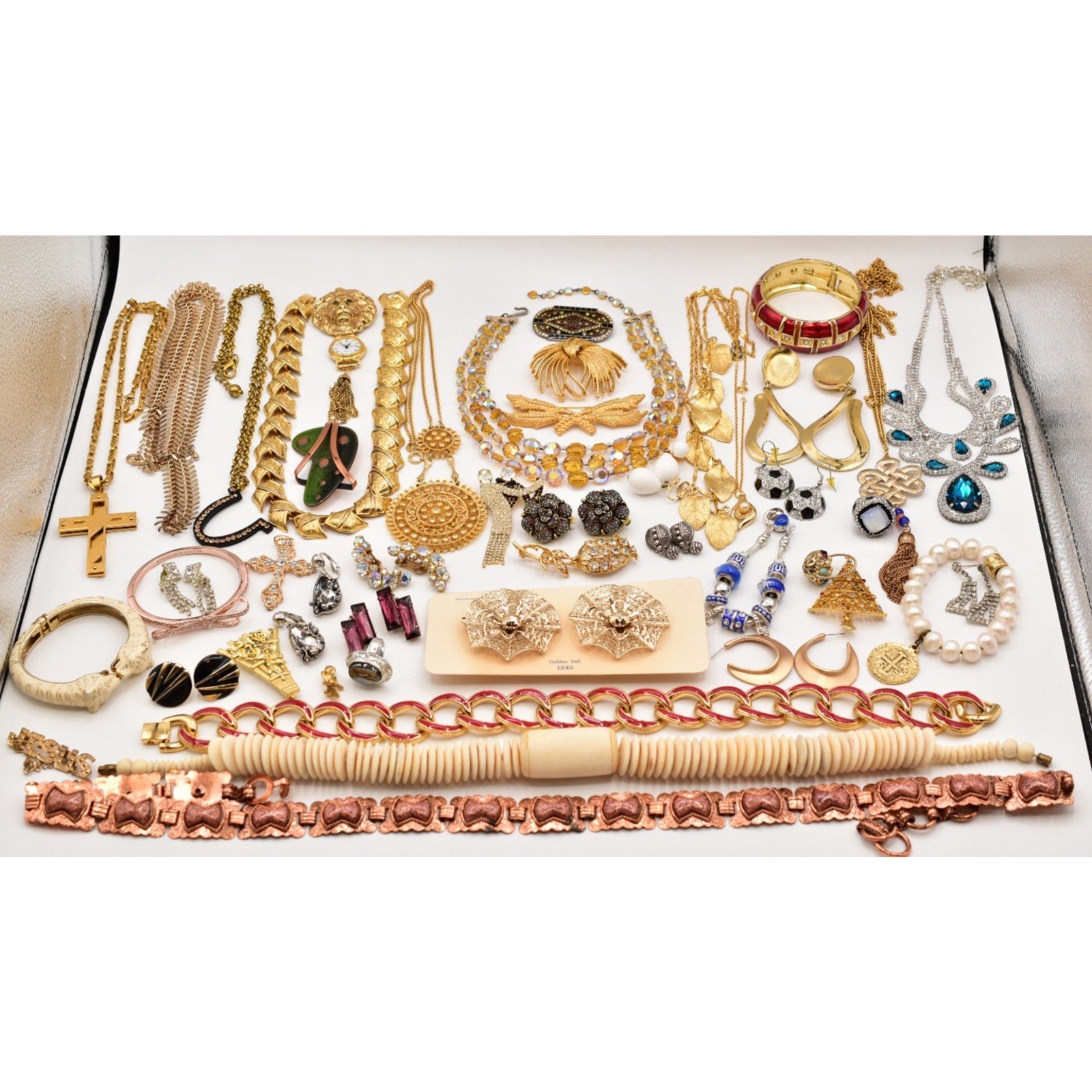 Vintage Jewelry Lot Givenchy Coro Heidi Daus Trifari Kate Spade Richelieu J217